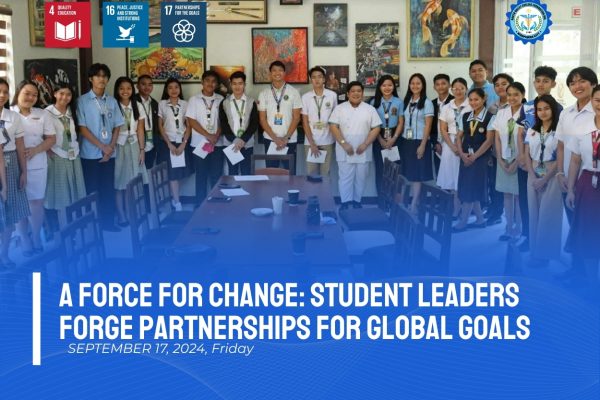 A FORCE FOR CHANGE: STUDENT LEADERS FORGE PARTNERSHIPS FOR GLOBAL GOALS
